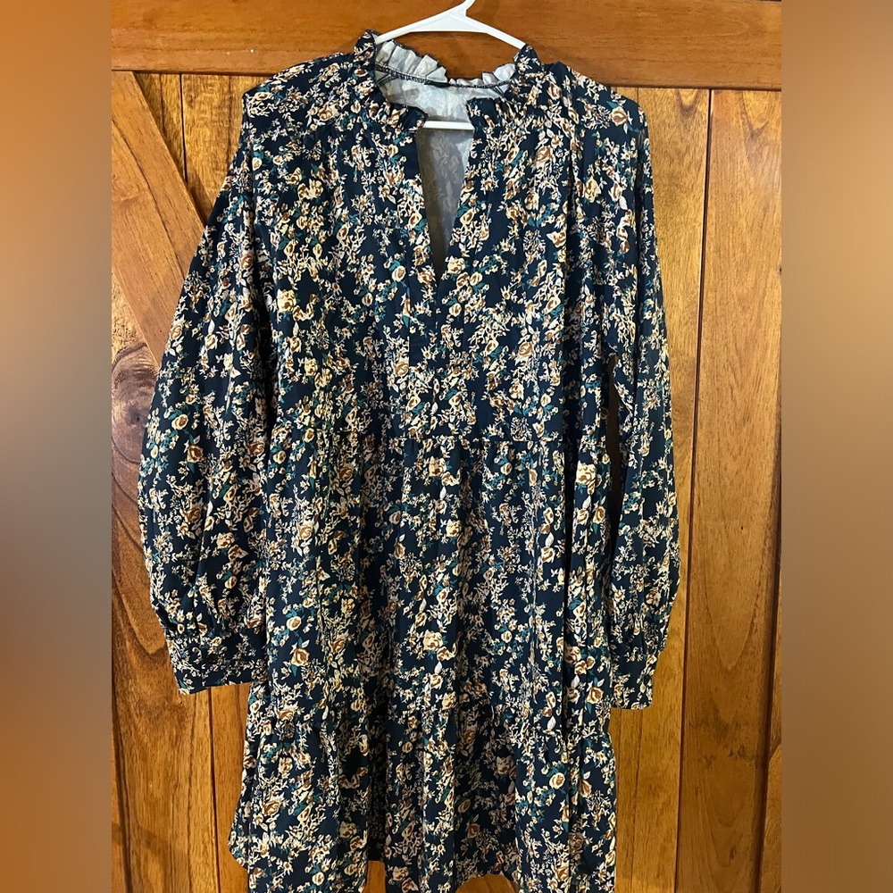 Floral Long Sleeve Dress